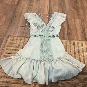 Teal Mini Dress